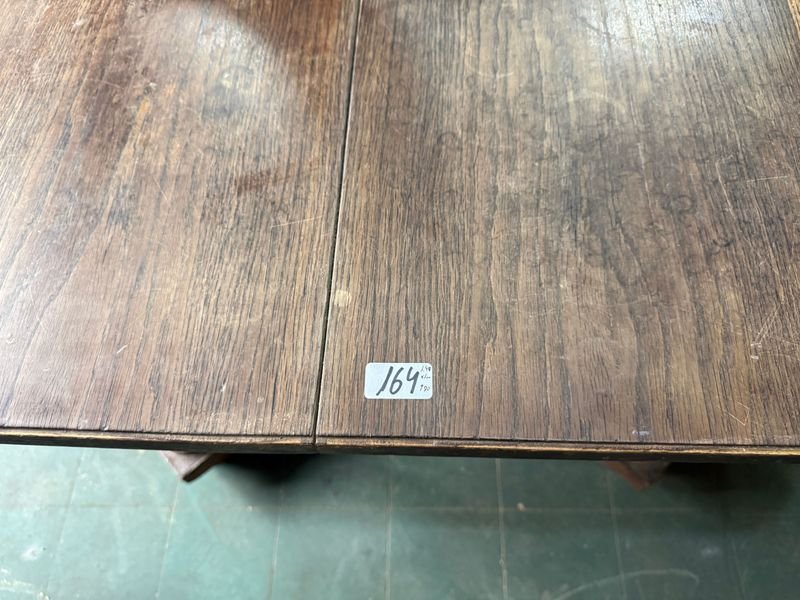 Mesa de Comedor Extensible Antigua de Madera