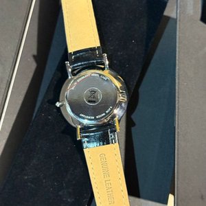 Dos Relojes de Caballero FINA de Cuero Negro - imagen 3