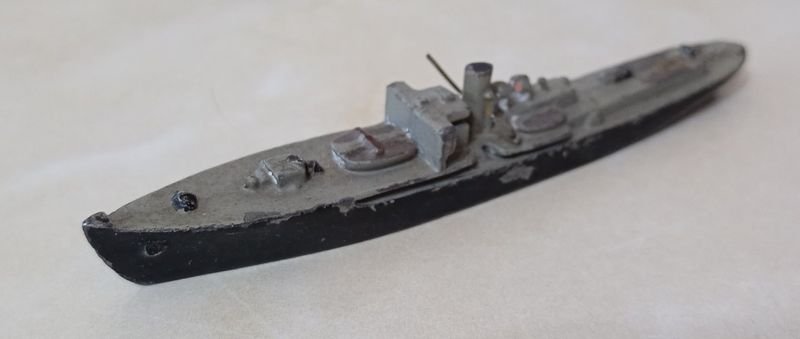 Barco de Guerra a escala de Plomo ALEMÁN. Colección - imagen 2
