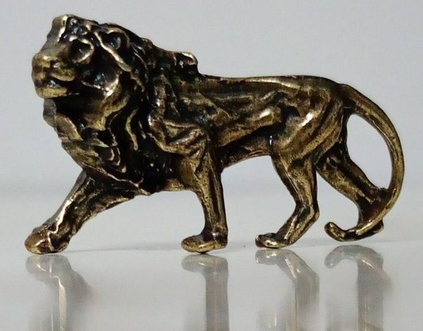 Figura Miniatura León de Bronce - imagen 1