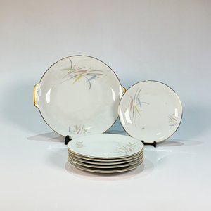 Lote anterior: Set de Porcelana Bavaria Edelstein: Plato Torta y 6 Platos Postre