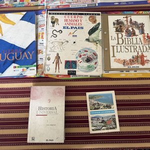 Lote de 5 Libros: Uruguay, Historia Universal, Biblia Ilustrada y Más - imagen 7