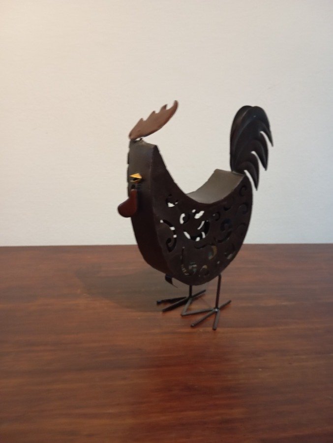 Adorno de Gallo en Chapa y Hierro - imagen 3