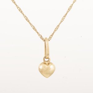 Cadena de Oro 18k con Dije Corazón - imagen 1