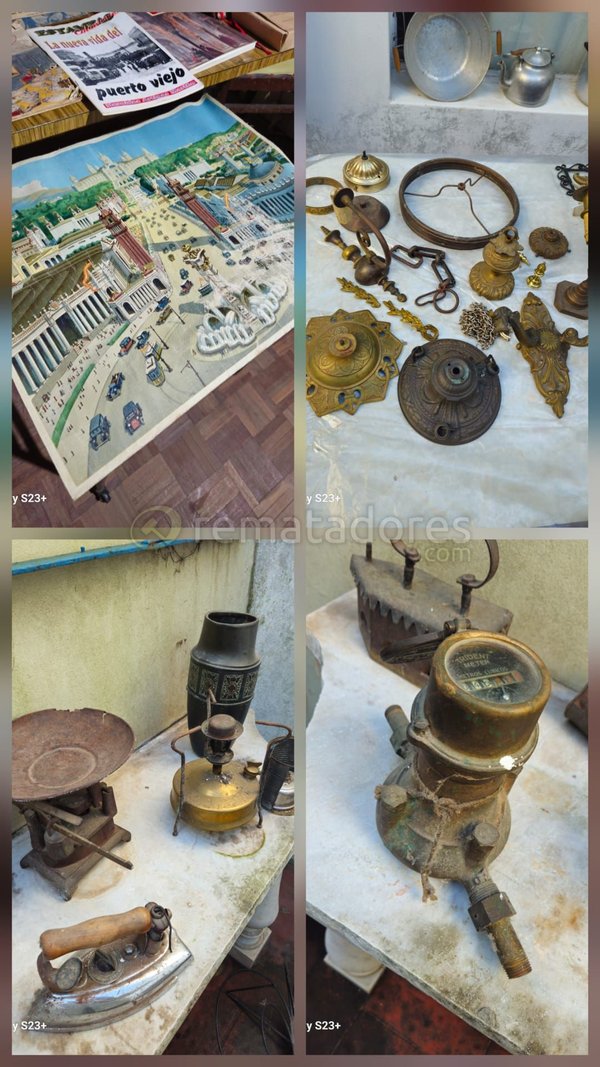 Lote de Objetos Antiguos y de Colección