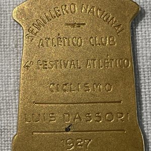 Medalla de Ciclismo 1927 Semillero Nacional Atlético Club - imagen 4