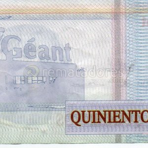 Billete de 500 "Géant" con rostro de personaje - imagen 2