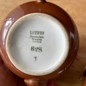 TETERA ORIGINAL CON PARTE DE ARRIBA A VAPOR MARCA LUZIFER - imagen 4