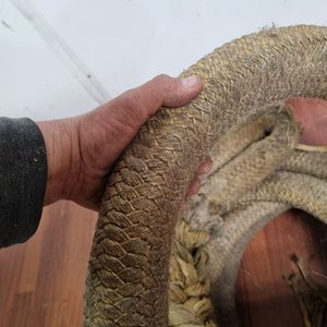 Tramo de Cuerda Gruesa de Sisal Trenzada Artesanal - 8 Metros - imagen 3