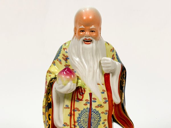 Figura en loza con motivo oriental - imagen 2