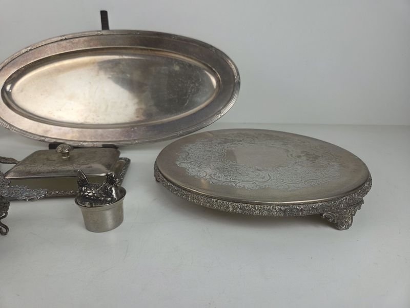 Platos y accesorios de plata y metal - imagen 3