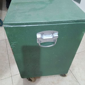 Baúl Rodante Verde con Cajón y Ruedas - imagen 2