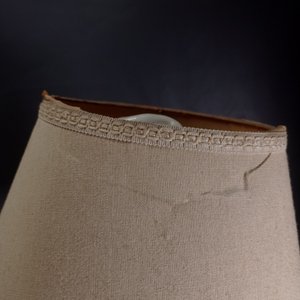 Par de Lámparas de Mesa Vintage Madera Dorada a la Hoja - imagen 4