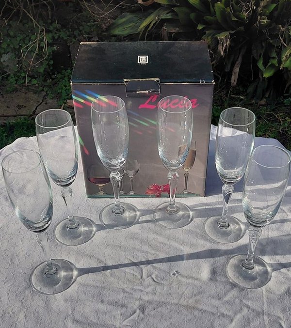 Juego de 6 Copas de Champagne Lucia - imagen 1