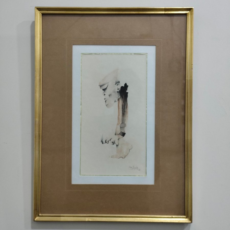 Obra de Técnica Mixta de Pilar González Firmada y Datada