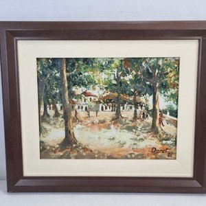 Lote anterior: Cuadro con Paisaje Campestre Firmado 'Darci 86' - Marco Marrón Oscuro