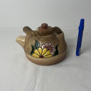 Caldera Decorativa de Cerámica con Diseño Floral - imagen 5