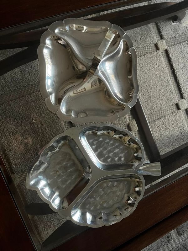 Set de 2 Copetineros Acero Inoxidable