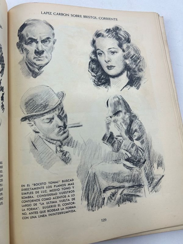 Ilustración creadora por Andrew Loomis - Librería Hachette 1951 - imagen 11