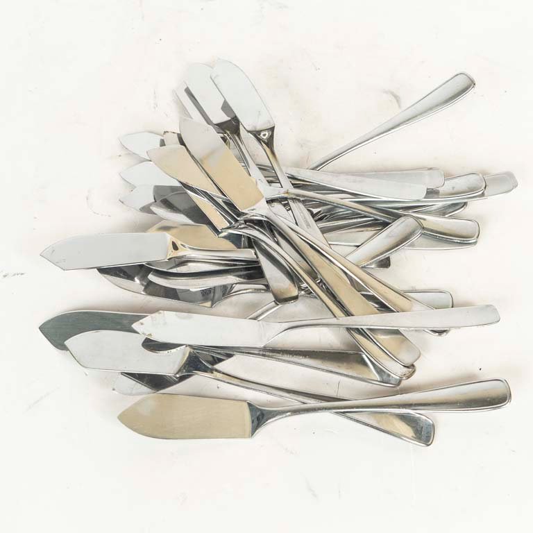 Set de 22 Cuchillos para Pescado de Acero Inoxidable