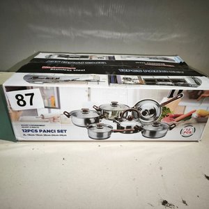 Juego de Ollas y Sartén con Tapas de Vidrio - imagen 1
