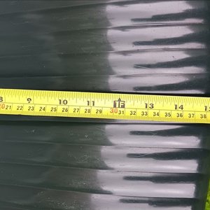 Seis Sillas de Jardín de PVC Oscuro con Apoyabrazos - imagen 9