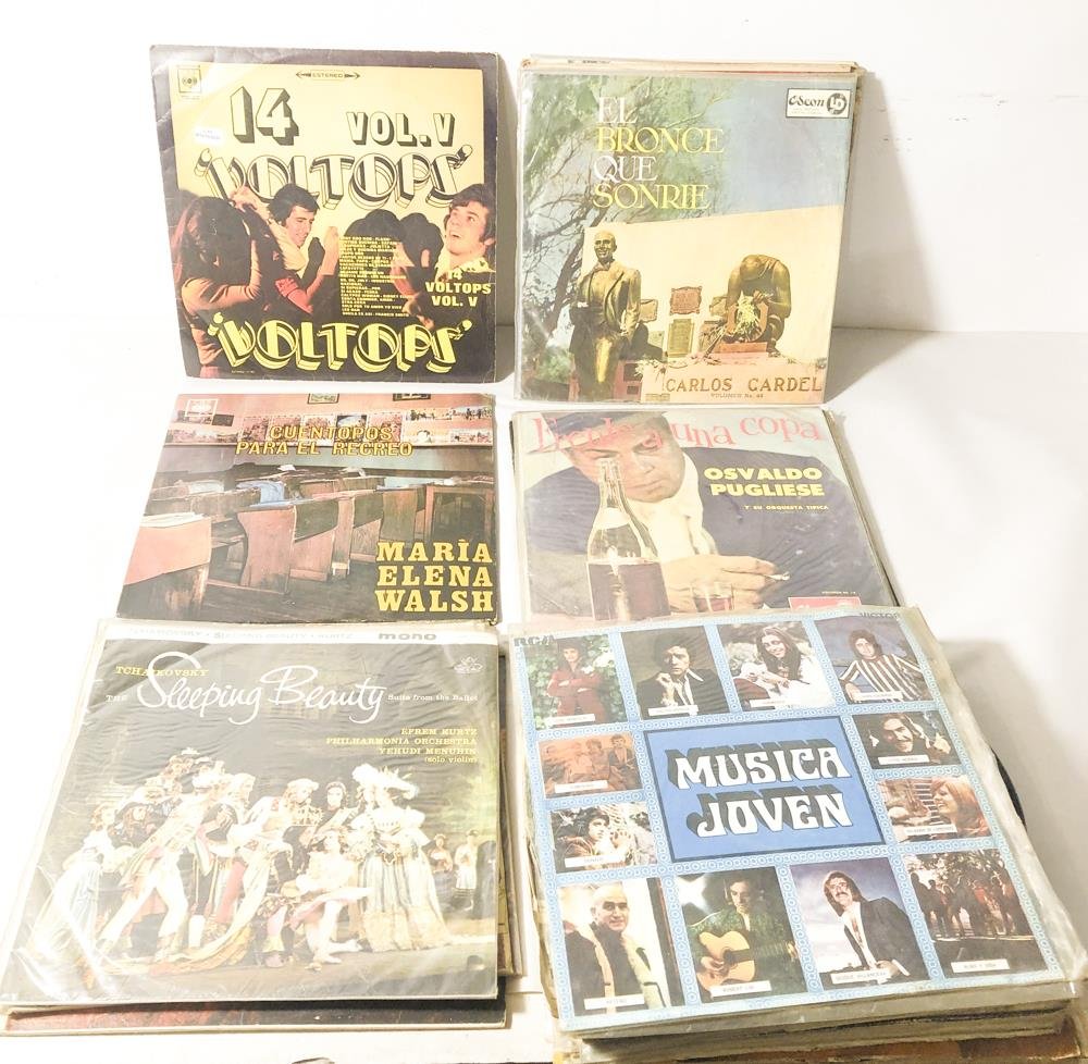 Lote de Discos Longplay de Música Popular Uruguaya y Internacional
