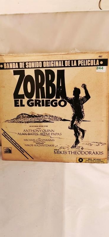 Disco de Vinilo Banda Sonora Original "Zorba el Griego" - Mikis Theodorakis