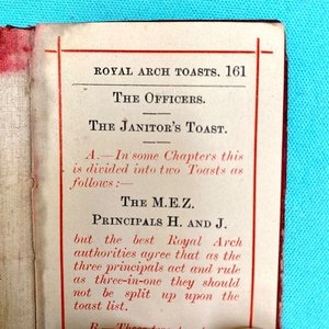 Libro Antiguo Masonería "The Domatic Working of The Ceremonies of The Holy Royal Arch" - imagen 4