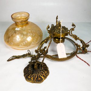 Colgante de Bronce con Tulipa Amarilla Grabada - imagen 2