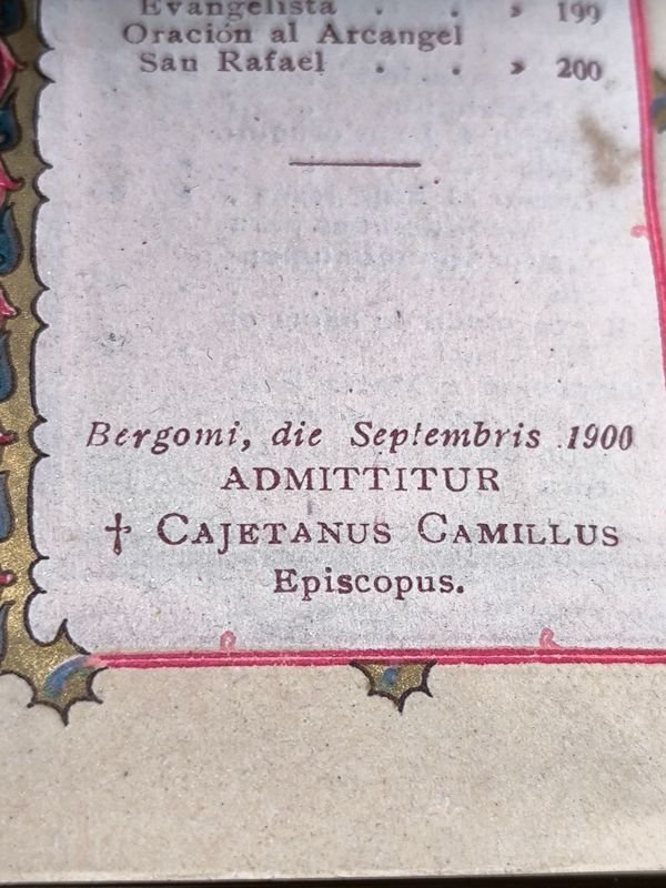Antiguo Devocionario Art Nouveau de Editorial Bergamo - imagen 7