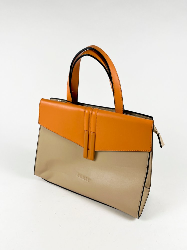 Lote siguiente: Cartera de Lujo Zenit en Marrón y Beige