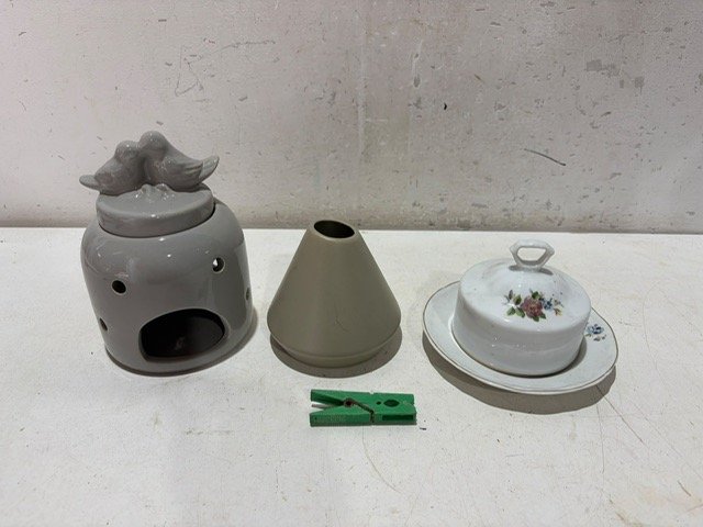 Hornito para Velas y Difusor de Aromas con Pinza