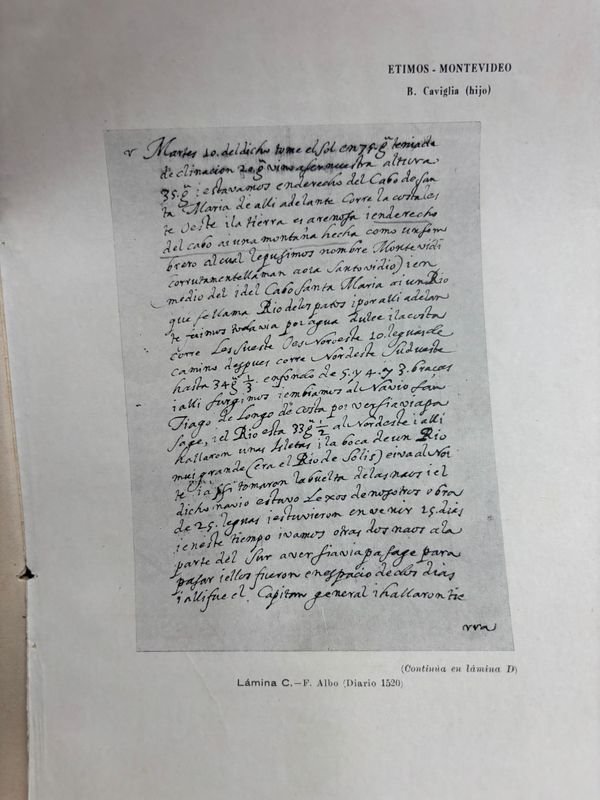 Buenaventura caviglia(hijo) ETIMOS MONTEVIDEO - montevideo 1932: Un libro antiguo con una mano - imagen 5