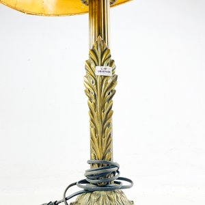 Lámpara de sobremesa en bronce con pantalla 69 cm - imagen 2
