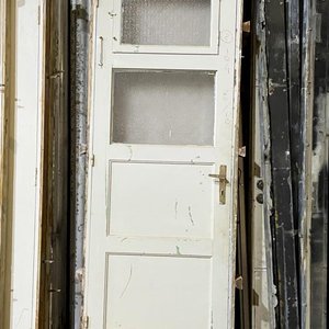 Dos Puertas Interiores de Madera y Vidrio (216x79 cm y 216x70 cm) - imagen 1