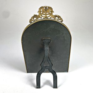 Portarretratos Francés de Bronce con Figuras Decorativas - imagen 5