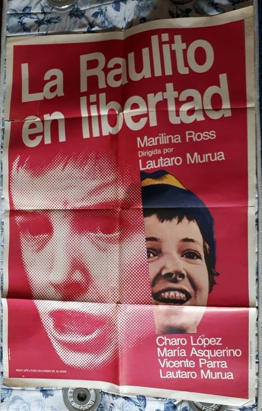 Poster Original "La Raulito en Libertad" - Marilina Ross (1977)