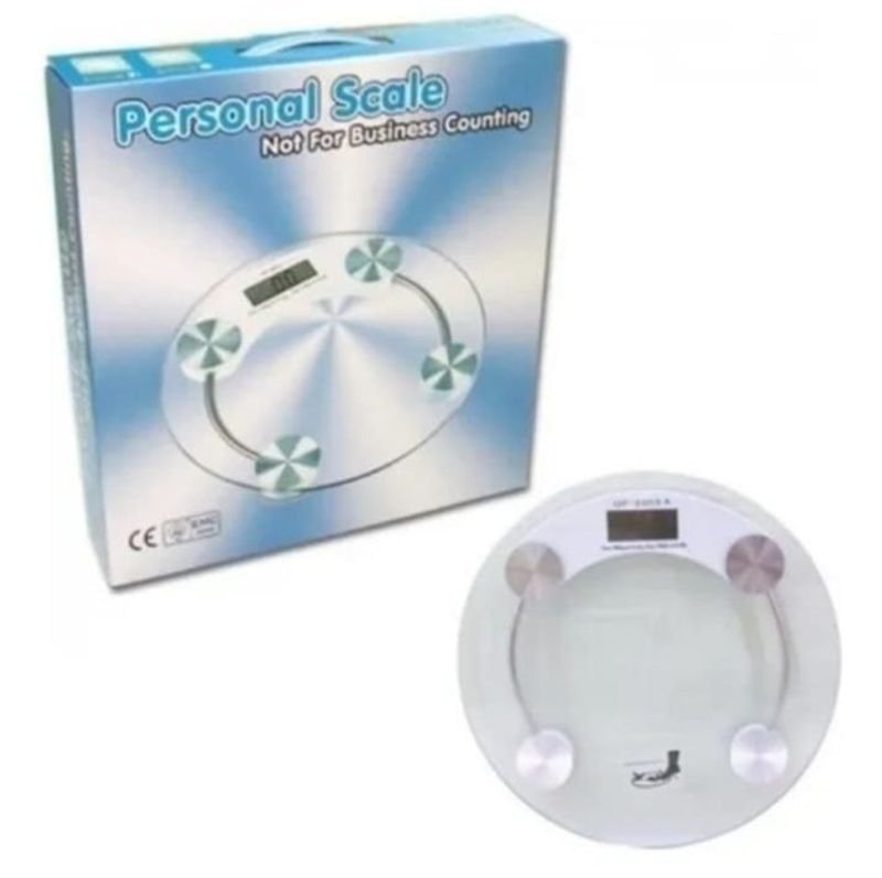 Balanza Personal Digital de Vidrio Templado - Alta Precisión