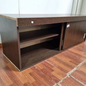 Mueble Modular con 2 Puertas Corredizas Marrón Oscuro - imagen 4