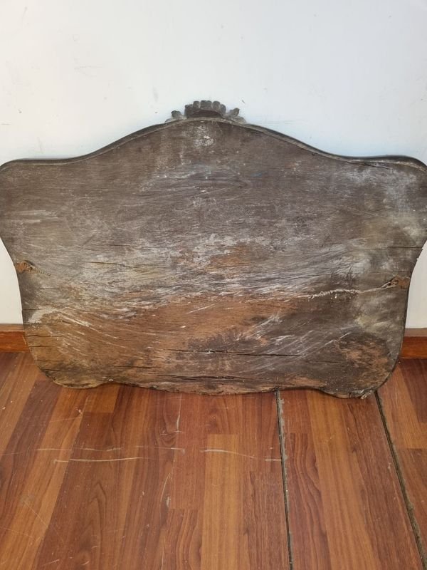 Espejo antiguo con marco de madera - imagen 8