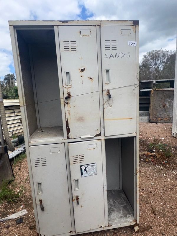 Locker Metálico de 6 Compartimentos