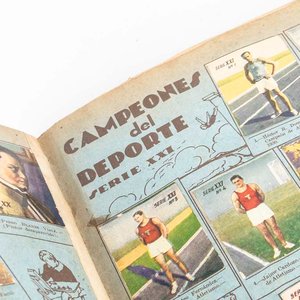 Álbum Completo de Figuritas "Campeones del Deporte" Chocolatines Águila con Tapas Duras - imagen 2
