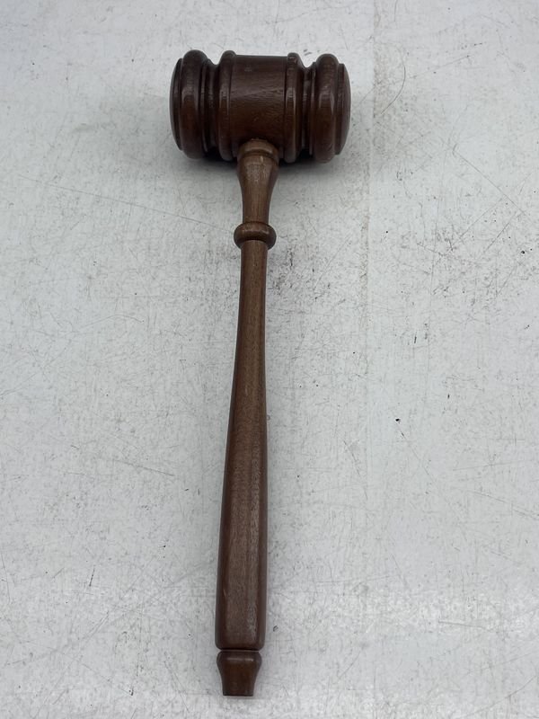 Martillo de Juez de Madera Maciza