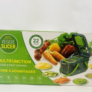 Picador Cortador Multifunción de Verduras y Frutas - 22 Piezas - imagen 2