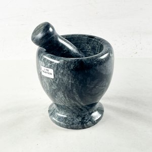 Lote anterior: Mortero en marmol negro 13 cm con mano