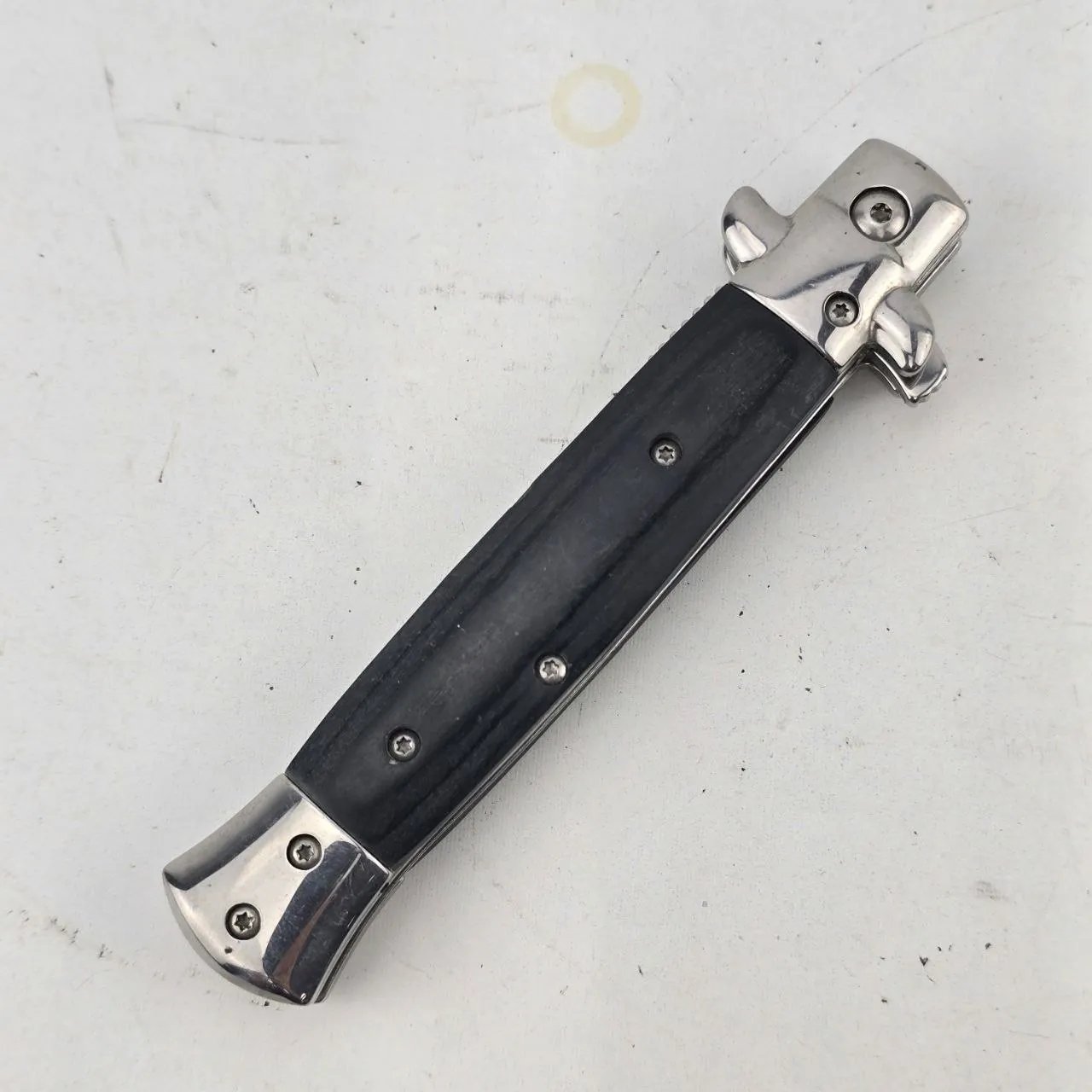 Navaja plegable de acero inoxidable con cuchilla estilete - imagen 3