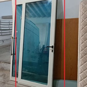 Hoja de Puerta Doble Vidrio DVH Aluminio 1m x 2.25m - imagen 2