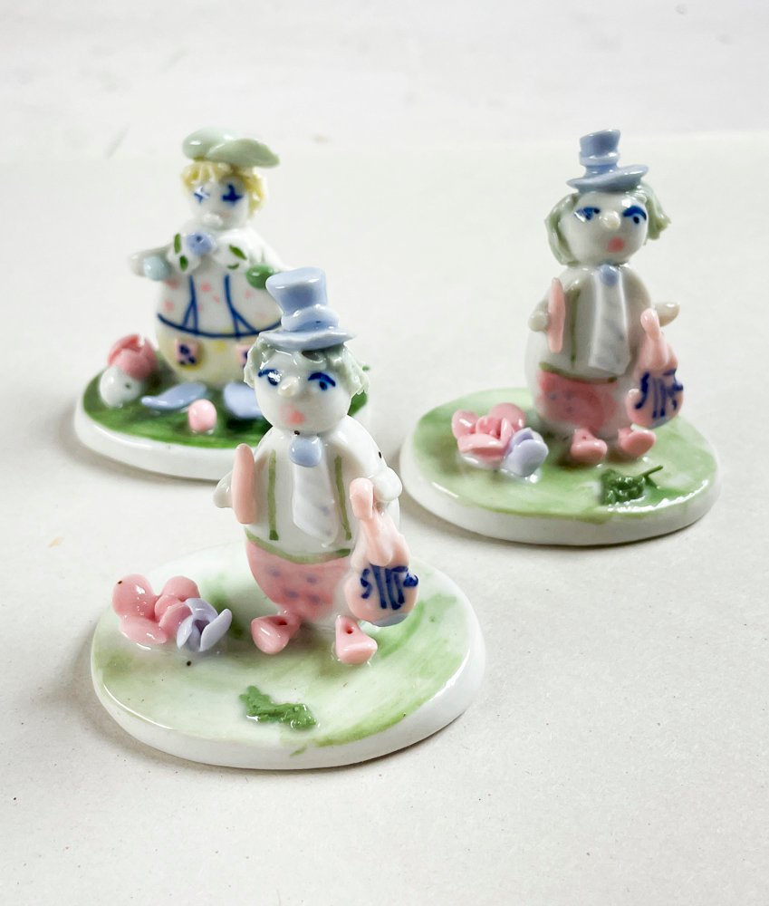 Lote de Figuras de Porcelana con Detalles