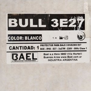 4 Plafones de Iluminación Bull 3E27 Blancos - imagen 6